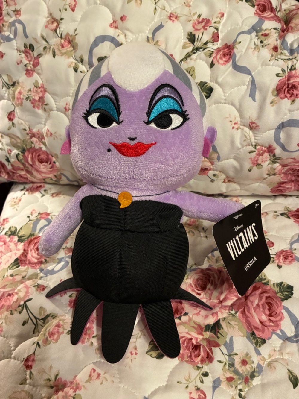 Disney Ursula Plush - Purple, Black, White